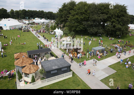 Knutsford, Regno Unito, 17 luglio, 2019. L annuale RHS flower show di membri e premere giorno avviene , Tatton Park, Knutsford, Cheshire, Regno Unito. Credito: Barbara Cook/Alamy Live News Foto Stock