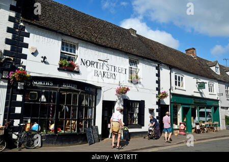 North Street panificio, Winchcombe, Gloucestershire, England, Regno Unito Foto Stock