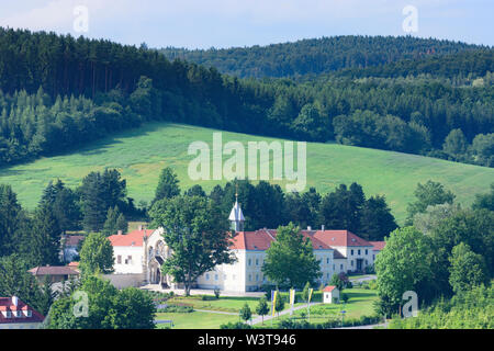 Alland: ex castello Schloss Mayerling, oggi Karmel St. Josef nel Wienerwald, Vienna Woods, Niederösterreich, Austria Inferiore, Austria Foto Stock