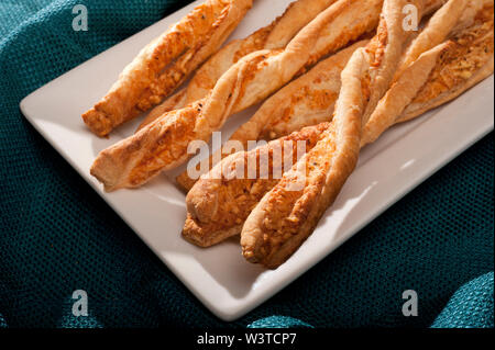 Pane al formaggio bastoni Foto Stock