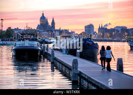 Amsterdam, Paesi Bassi, Downtown, San Nicola Basilica, Foto Stock