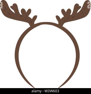 Archetto Raindeer, illustrazione vettore su sfondo bianco. Illustrazione Vettoriale