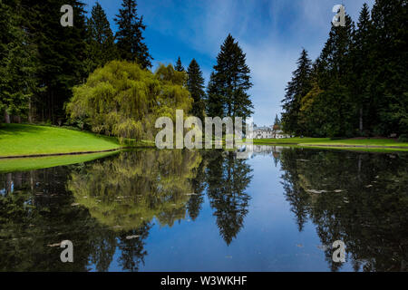 Incredibile Bloedel Reserve di Seattle Foto Stock