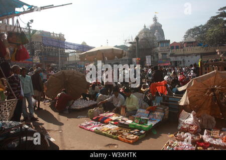 Nella città di Puri, Odisha, India. Foto Stock