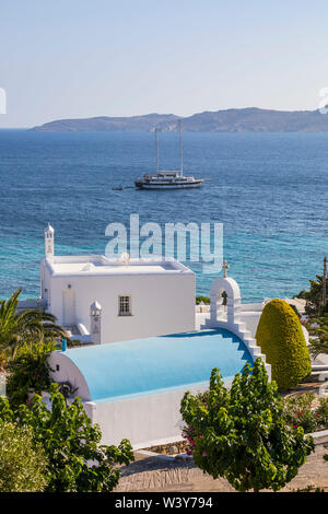 Agios Ioannis, Mykonos, Cyclade Islands, Grecia Foto Stock