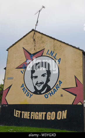 Il repubblicano murales nel Bogside area di Derry,l'Irlanda del Nord Foto Stock