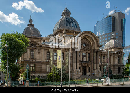Palazzo CEC, Bucarest, Romania Foto Stock