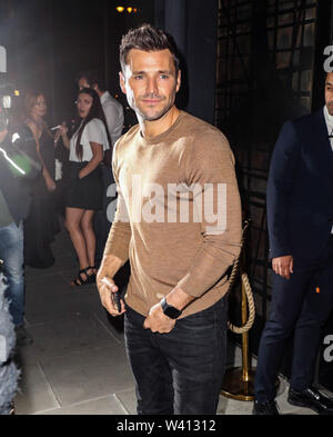 Londra, Regno Unito. 18 Luglio, 2019. Mark Wright frequentando il ITV festa estiva 2019 A Nobu Shoreditch a Londra Credito: SOPA Immagini limitata/Alamy Live News Foto Stock