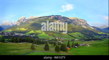 Visto paesaggi in Alta Badia - Dolomiti, Italia Foto Stock