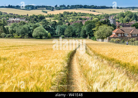 Old Amersham Berkshire in Chilterns Foto Stock