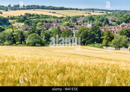 Old Amersham Berkshire in Chilterns Foto Stock