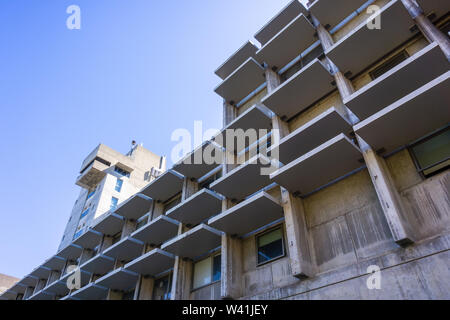 Luglio 13, 2019 Berkeley / CA / STATI UNITI D'AMERICA - Sala Wurster, casa del famoso College of Environmental Design presso la University of California a Berkeley, costruito in Foto Stock