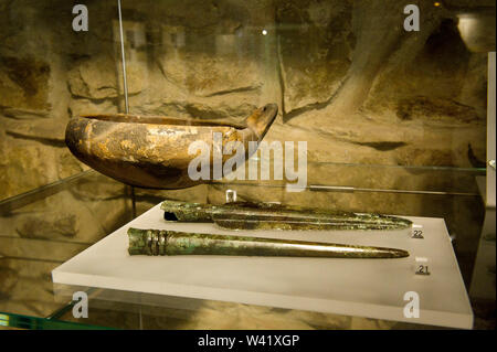 Europa, Italia, Toscana, Castiglion della Pescaia, Vetulonia, Museo Civico Archeologico "Isidoro Falchi" Foto Stock