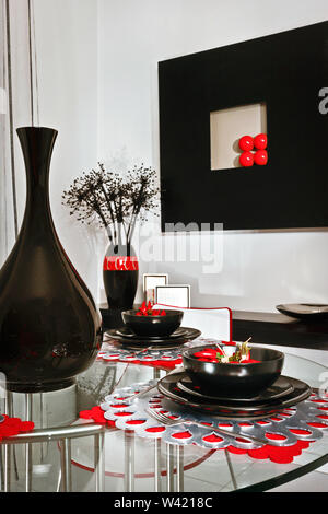 Una bella sala da pranzo Foto Stock