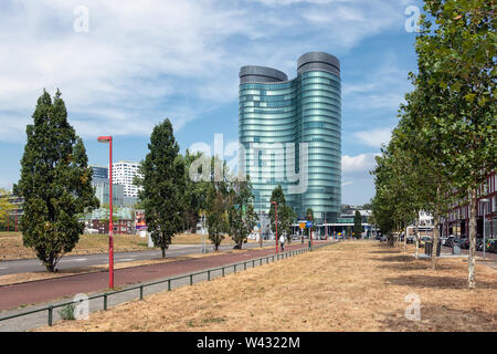 Moderno edificio di grande olandese società finanziarie Foto Stock