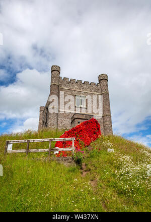 La caccia Loadge a Abergavenny Castle Foto Stock