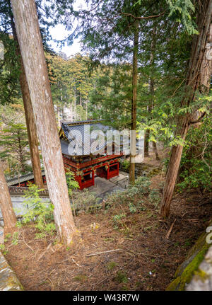 Rinno-ji Taiyū-in Reibyō Nitemmon cancello in Nikko Foto Stock