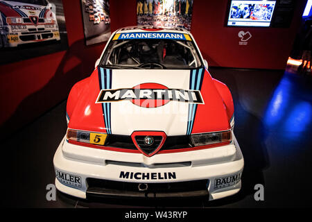 Italia Piemonte Torino Museo dell' Automonbile Torino Mauto ( ) - Italia 1996 - Alfa Romeo 155 V6 TI- mancato la vittoria da un battito cardiaco in un bel campionato impossibile Foto Stock