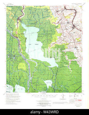 USGS TOPO Mappa Louisiana LA Napoleonville 334852 1967 62500 Foto Stock