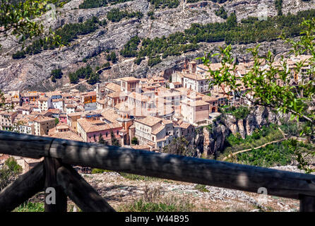 Vista aérea de la ciudad de Cuenca. Castilla la Mancha. España Foto Stock