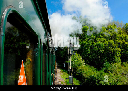 L'Isle of Wight Steam Railway Foto Stock