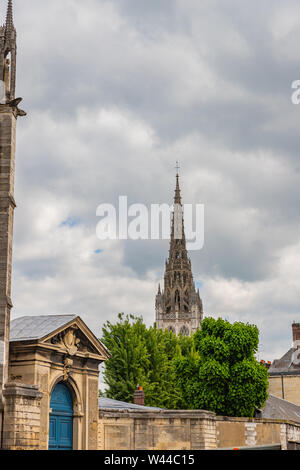 La Guglia del IV secolo cattedrale di Nôtre-Dame de Rouen a Rouen, Normandia, Francia Foto Stock