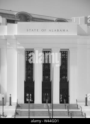 Il Dipartimento di Giustizia per lo stato di Alabama edificio, dove il procuratore generale ha uffici in campidoglio di Montgomery, AL, STATI UNITI D'AMERICA Foto Stock