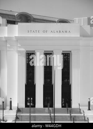 Il Dipartimento di Giustizia per lo stato di Alabama edificio, dove il procuratore generale ha uffici in campidoglio di Montgomery, AL, STATI UNITI D'AMERICA Foto Stock