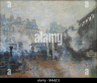 Claude Monet, 1877, Saint Lazare, Musée Marmottan Monet. Foto Stock