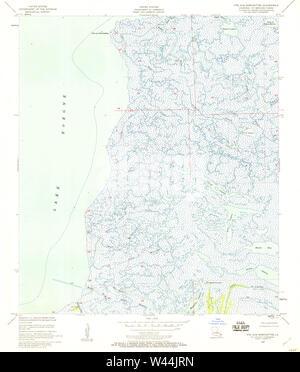 USGS TOPO Mappa Louisiana La Pointe aux Marchettes 333097 1955 24000 Foto Stock