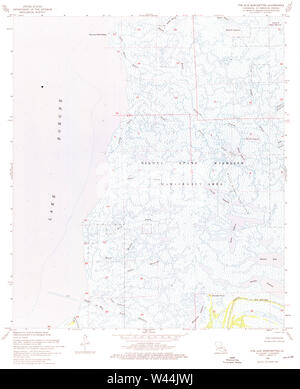 USGS TOPO Mappa Louisiana La Pointe aux Marchettes 333098 1968 24000 Foto Stock