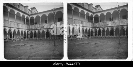 Claustre del Monestir de Sant Domènec de Girona. Foto Stock