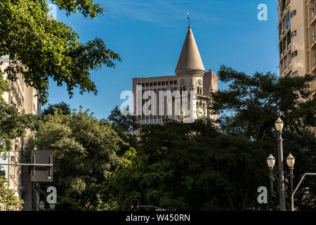 Giugno, 2019; Sao Paulo, Brasile. Vista esterna della Madonna della Consolazione Chiesa, in Sao Paulo, Brasile. Foto Stock