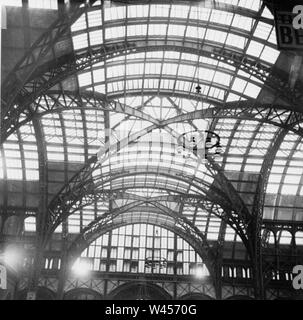 Atrio DETTAGLIO DEL TETTO. - Stazione di Pennsylvania. Foto Stock