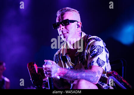 Il Barolo, Italia 6 luglio 2019 Salmo live al Festival Collisioni 2019 © Roberto Finizio / Alamy Foto Stock