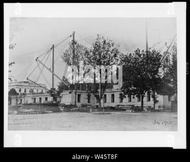 Costruzione di Stati Uniti Treasury Building, Washington D.C. Foto Stock