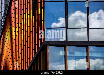 Amsterdam, Paesi Bassi, facciata della nuova Conservatorium van Amsterdam, scuola di arte, Foto Stock