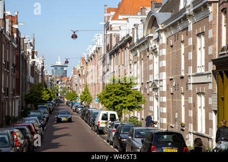 Amsterdam, Paesi Bassi, quartiere Jordaan, Willelmsstraat, zona residenziale, Foto Stock
