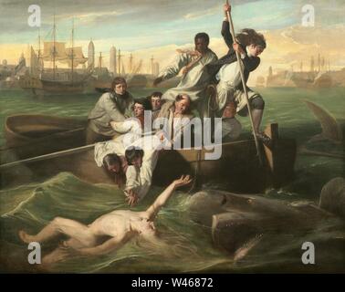 John Singleton Copley - Watson e lo squalo - Foto Stock