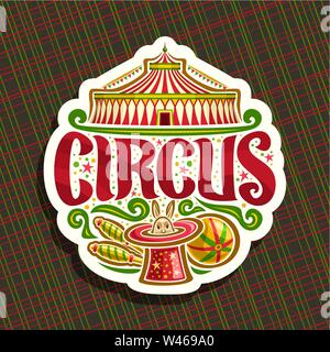 Il logo del vettore per il Circus Illustrazione Vettoriale