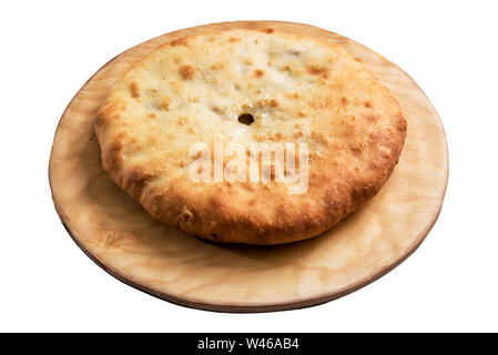 Georgian khachapuri megruli con formaggio Foto Stock