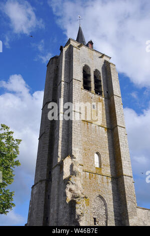 Saint Firmin Torre Campanaria, Clocher Saint Firmin, Beaugency, Francia, Europa Foto Stock