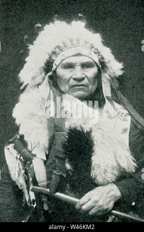 Famoso capo indiano: Hooshtogl o Toim Hill, Shahaptian-Nez Perce tribe Foto Stock