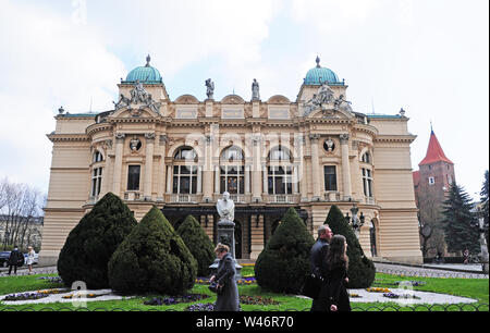 Juliusz Slawackiego Theatre, Cracovia in Polonia. Foto Stock