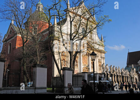 Chiesa di San Pietro e di San Paolo, Cracovia, della Piccola Polonia Foto Stock