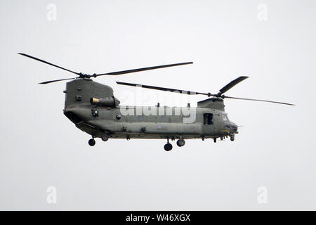 RAF elicottero Chinook Foto Stock