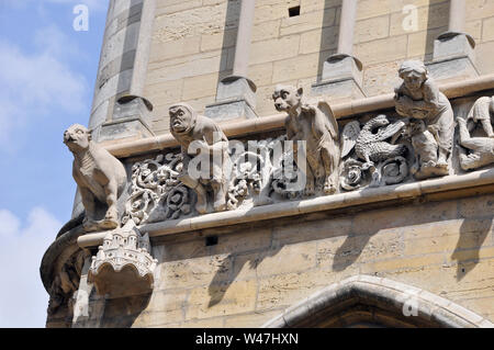 Chiesa di Notre-dame di Digione, Église Notre-dame de Dijon, Dijon, Francia, Europa Foto Stock