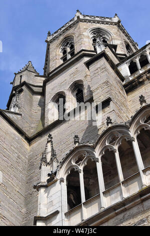 Cattedrale di Saint Benignus di Digione, Cattedrale di Digione, Cathédrale Saint-Bénigne de Dijon, Dijon, Francia, Europa Foto Stock