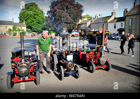 Masham Rally vapore North Yorkshire England Regno Unito Foto Stock