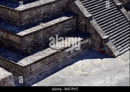 San Juan Teotihuacan. "Il luogo dove gli dèi sono state create". Antico complesso archeologico, una volta fiorente come Città precolombiana. Foto Stock